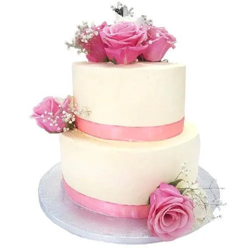 The Garden Rose Wedding Cake - order online cake in coimbatore - Friend In  knead