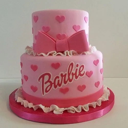 Pink Barbie Cake for Birthday - Priya Mehta - Medium