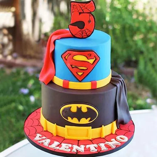 Superhero Cake 2 - dreamydelightsbysidra.com