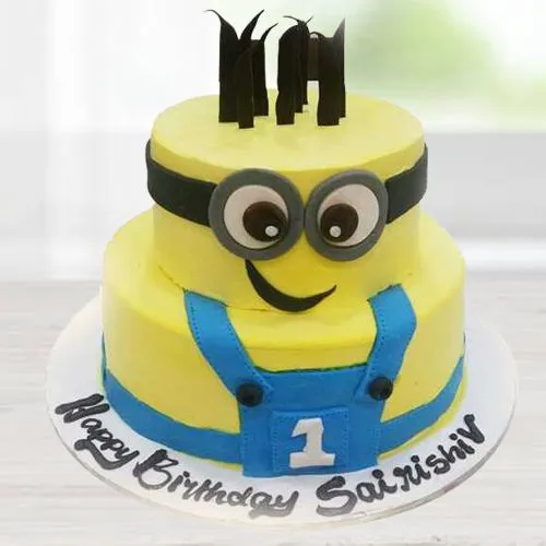 Ordee Minion Birthday Cake online Dubai. Cake for Kid. Cake Shop Dubai –  CAKE N CHILL DUBAI