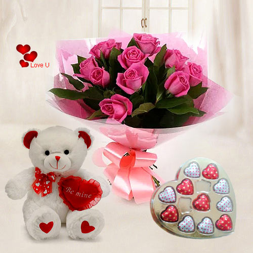 teddy bear shaped roses