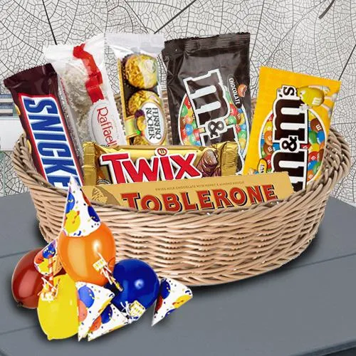 Yummy Imported Chocolates Hamper Free delivery in Delhi