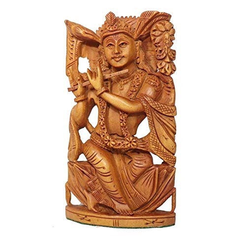 Buy TIED RIBBONS Gold Plated Radha Krishna Idol Statue Showpiece (Resin, 19  cm x 11 cm) - Decoration Items for Home Decor Living Room Mandir Temple  Pooja Room Table Top Office Decorative