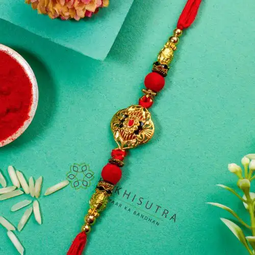 Stylish Kundan Rakhi