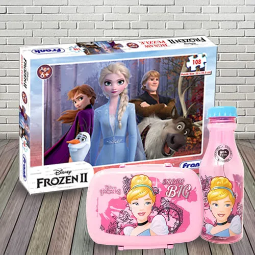 Frozen 2 Combo Lunch Box with Water Bottle