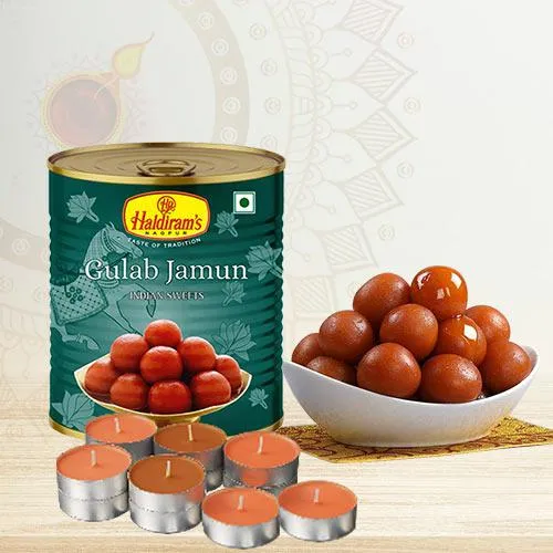 Haldiram's Nagpur Rasgulla and Gulab Jamun Tin(1kg x 2) with 2 Heart shaped gift  box and greeting card : Amazon.in: Grocery & Gourmet Foods