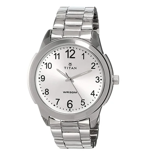 Send elegant titan neo analog white dial mens watch to Delhi Free